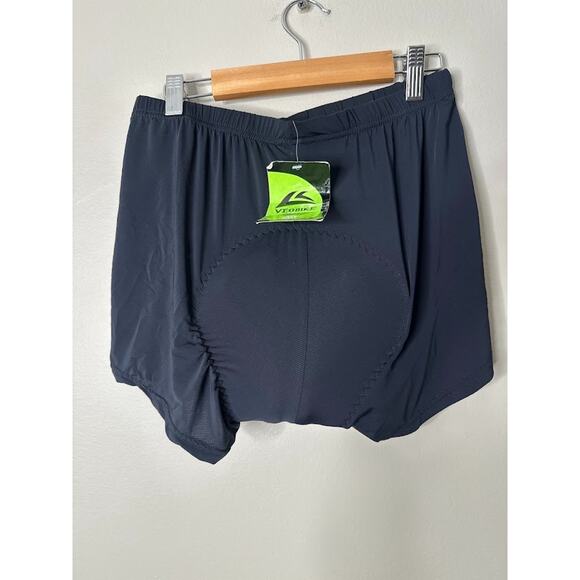 VEOBIKE Womens Black Cycling Bike Active Shorts Underwear Size XXL 2XL Padded 2" - Picture 2 of 10